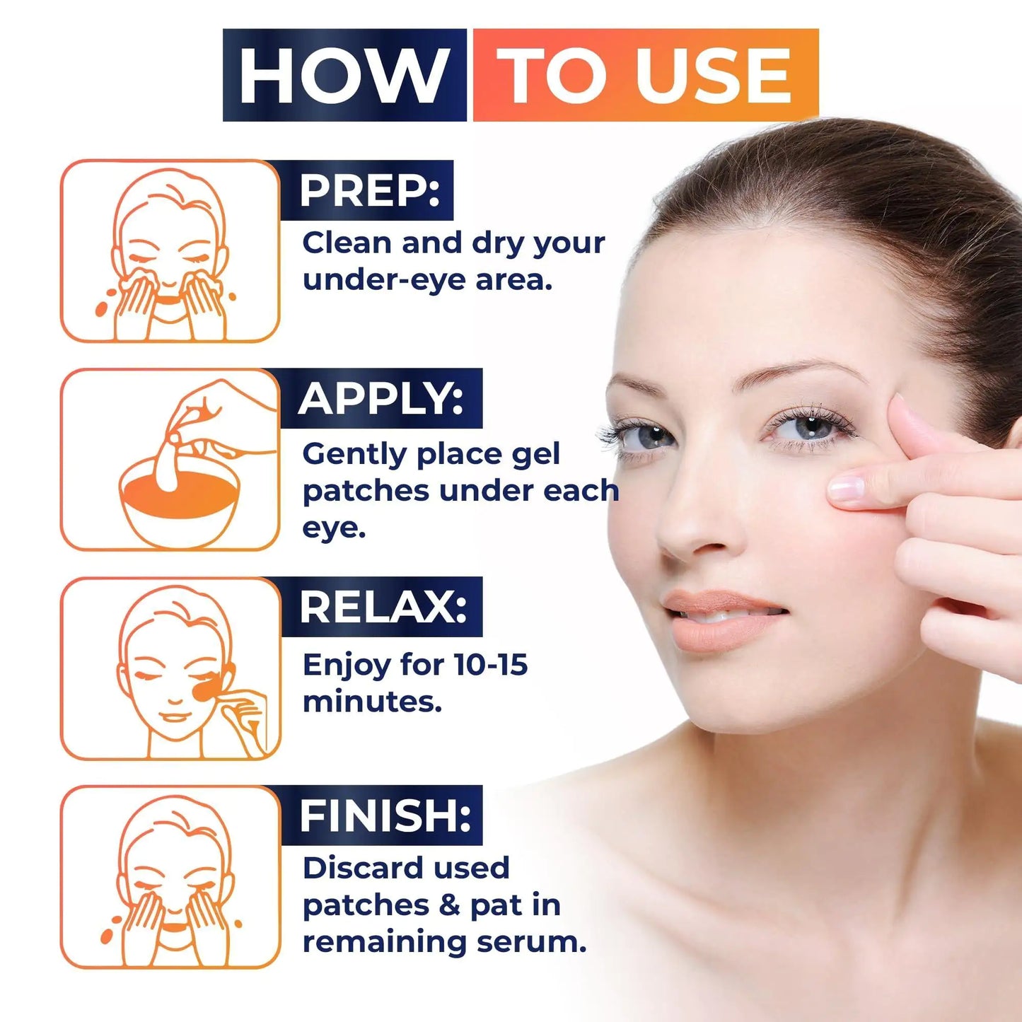 Eye Mask For Puffy Eyes, Dark Circles & Fine Lines