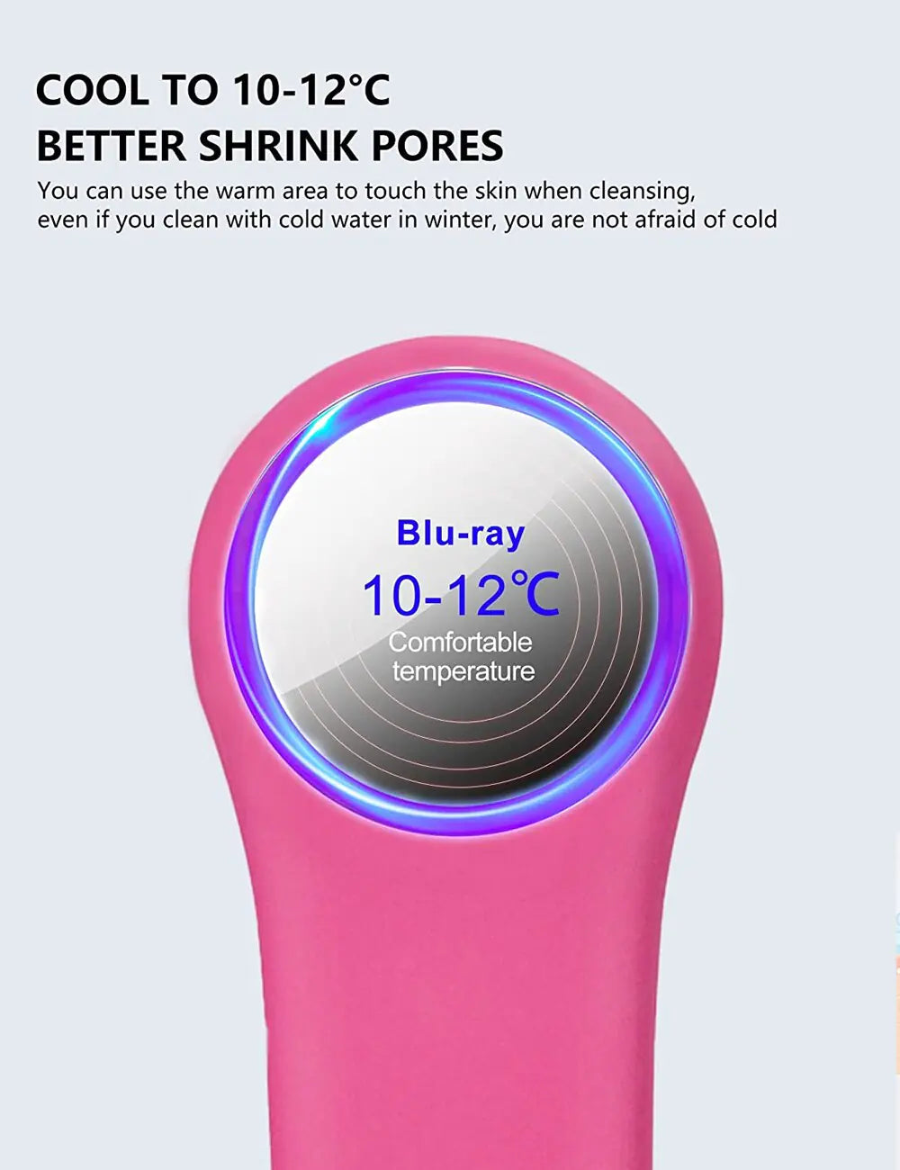 Facial Cleaning Brush With Heat & Cold Activation