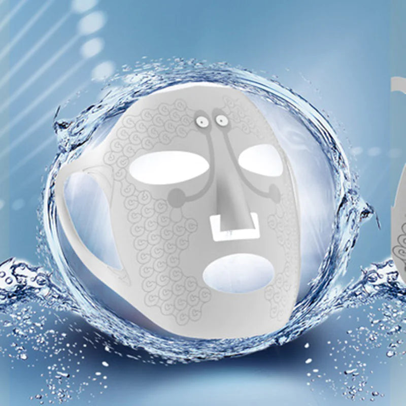 EMS Vibration Massager Face Mask