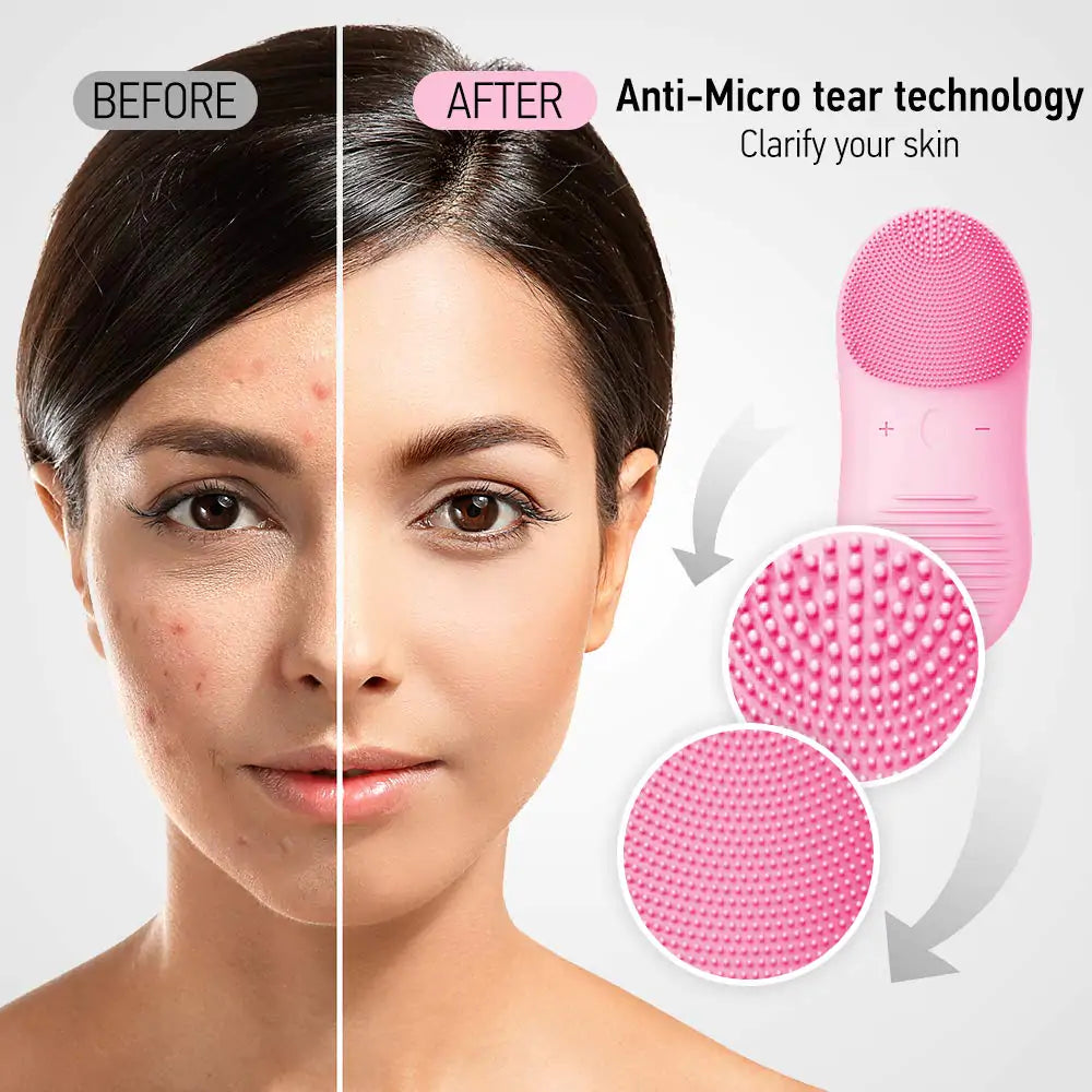 Men's Silicone Face Cleansing Brush