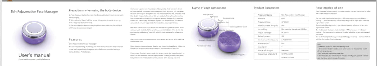 Silicone Electric Facial Cleansing Brush