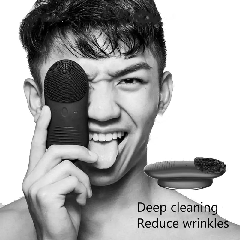 Men's Silicone Face Cleansing Brush