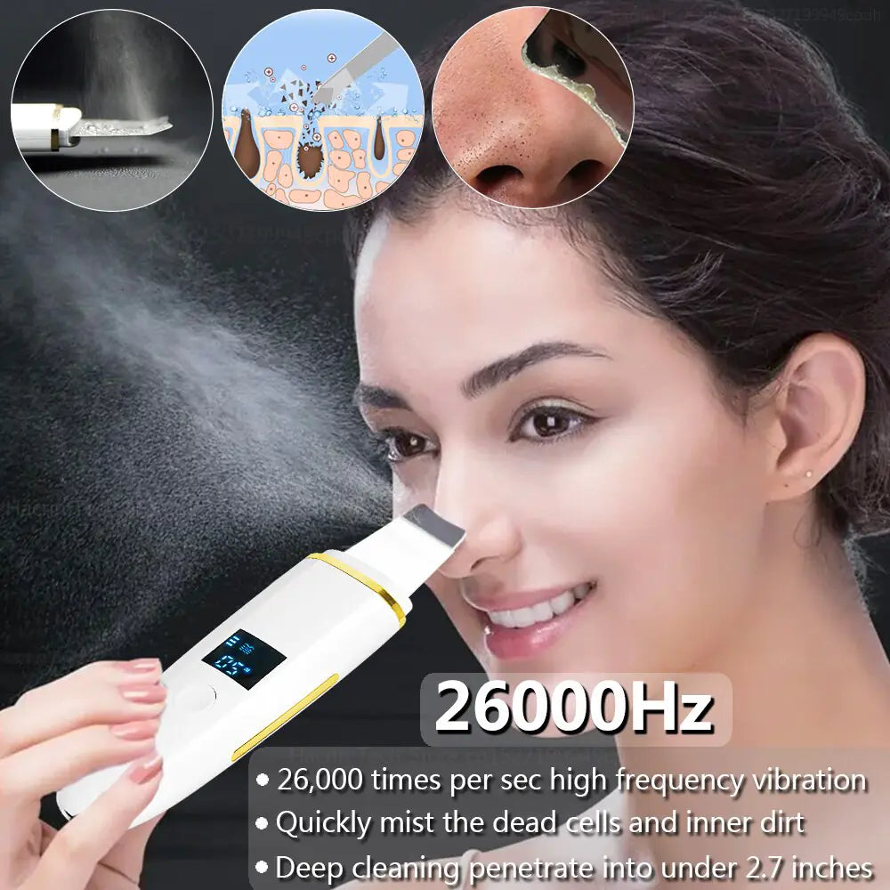 Facial Cleansing Ultrasonic Skin Scrubber